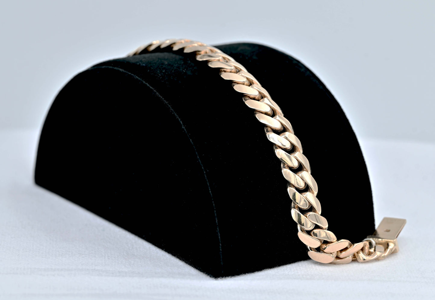 Cuban Link Bracelet Diamond Lock