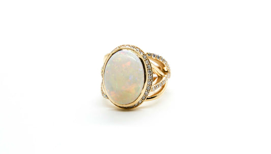 Fire Opal Ring