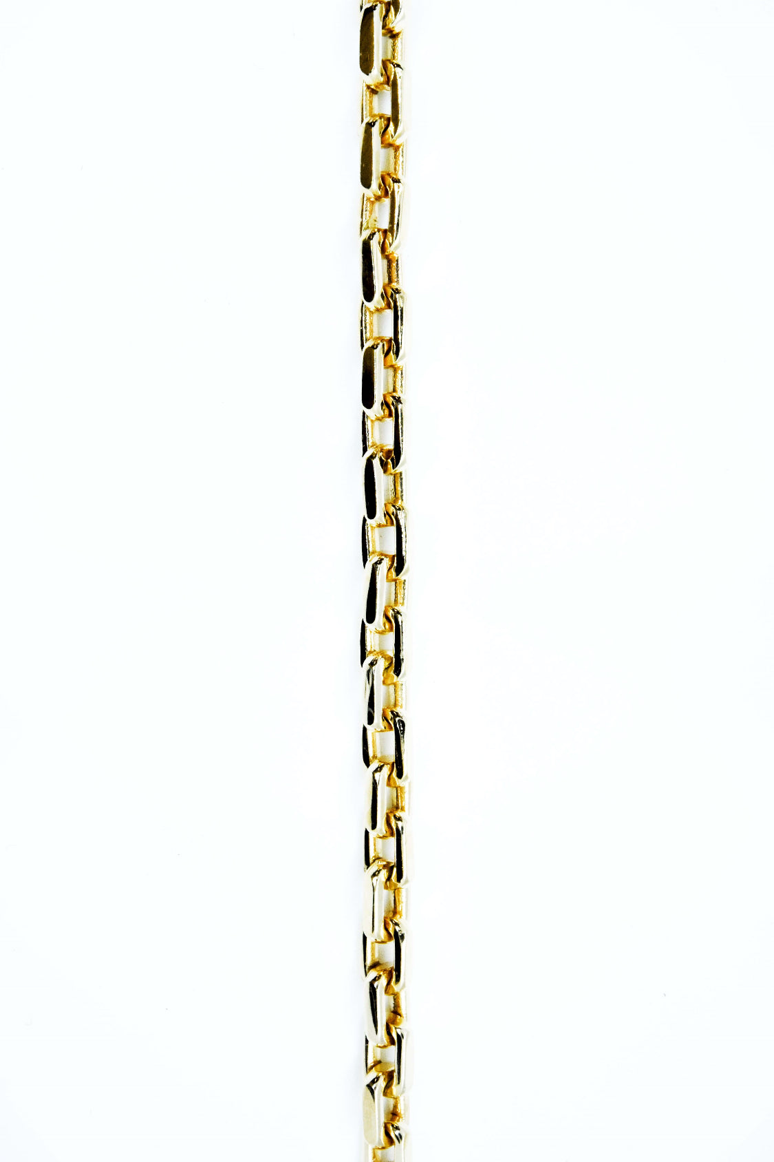 Box Rectangular Gold Chain