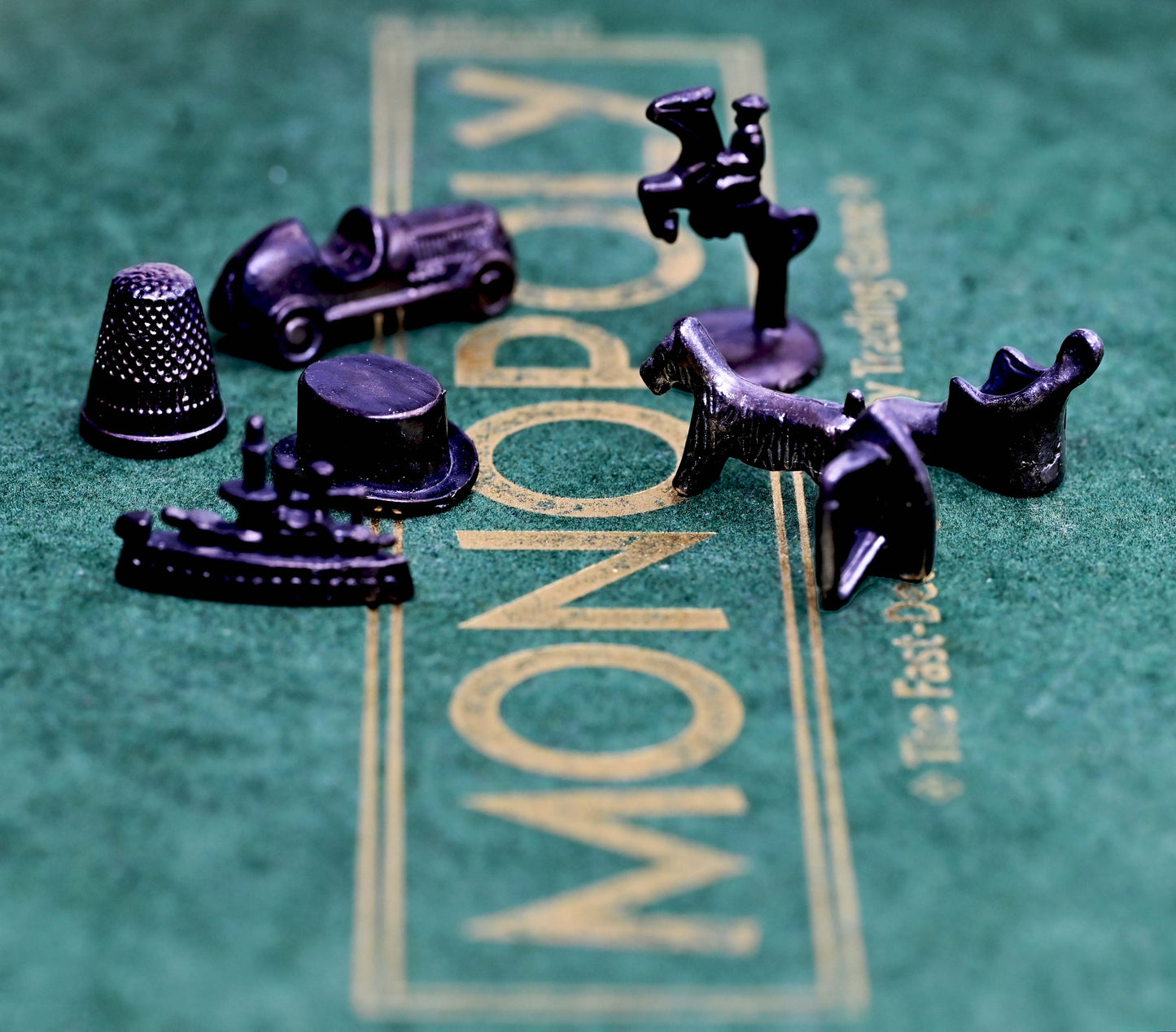 Monopoly Set Blackened