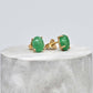 Emerald Oval Earrings